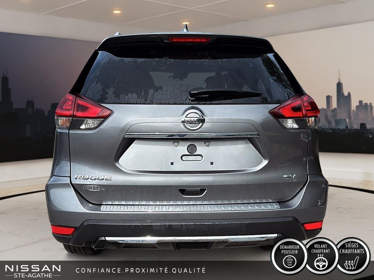 2019 Nissan Rogue Grey Ste-Agathe des Monts - photo #3