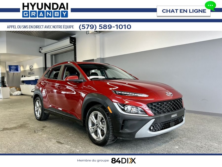 Hyundai Kona Preferred Sun and Leather - AWD 2022 Rouge