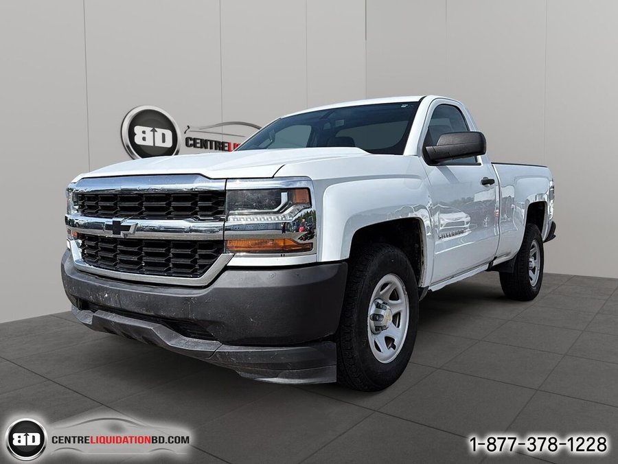 2017 Chevrolet Silverado 1500 WT CAB SIMPLE BOITE 6.5P White