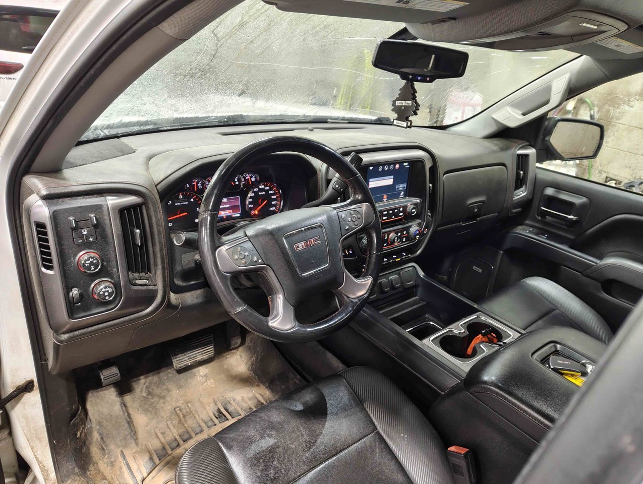 2016 GMC Sierra 1500 4WD Crew Cab 143.5 SLT White Sherwood Park - photo #6