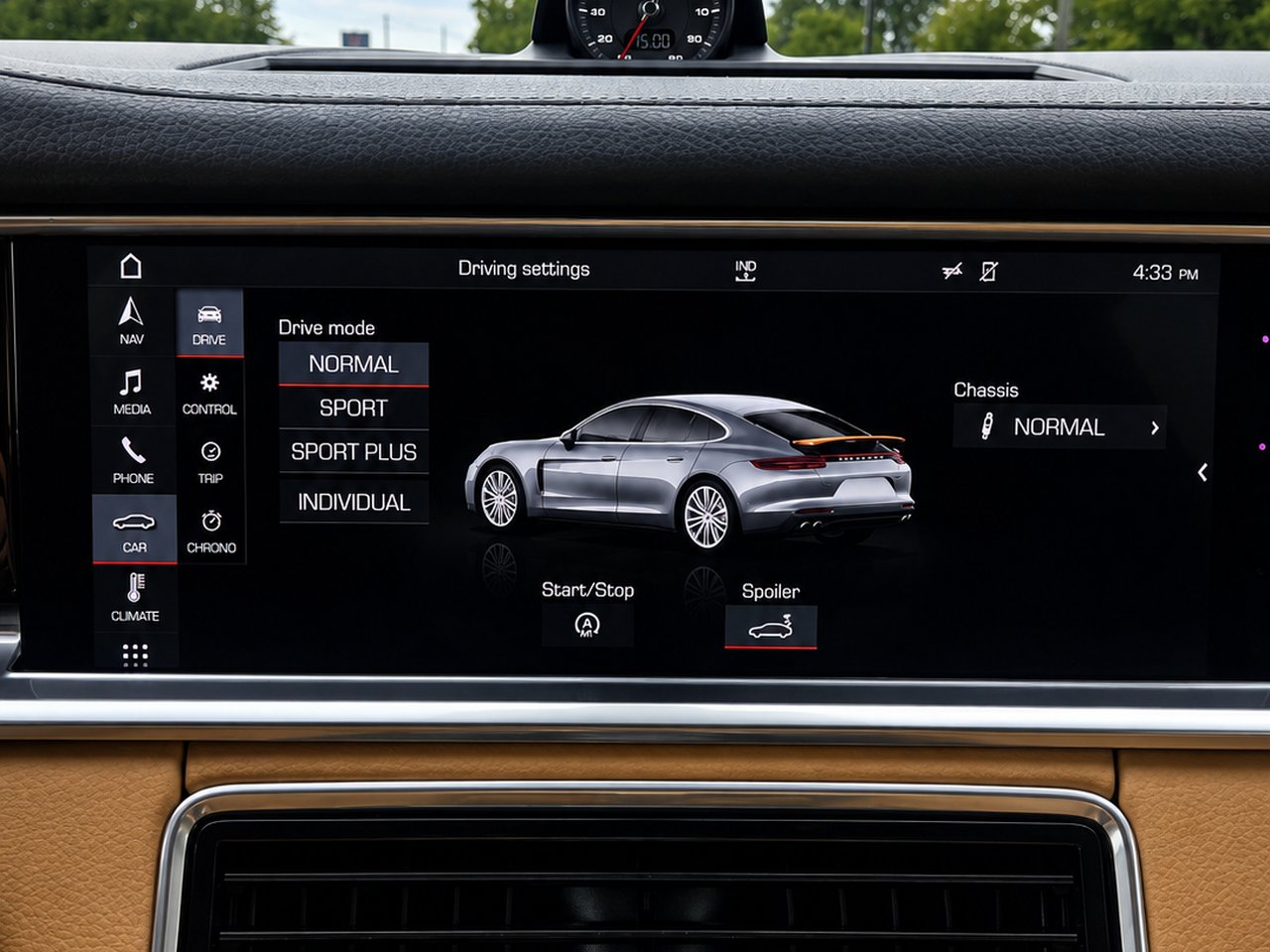 Porsche Panamera 4 Chrono 2019 Bleu Granby - photo #21