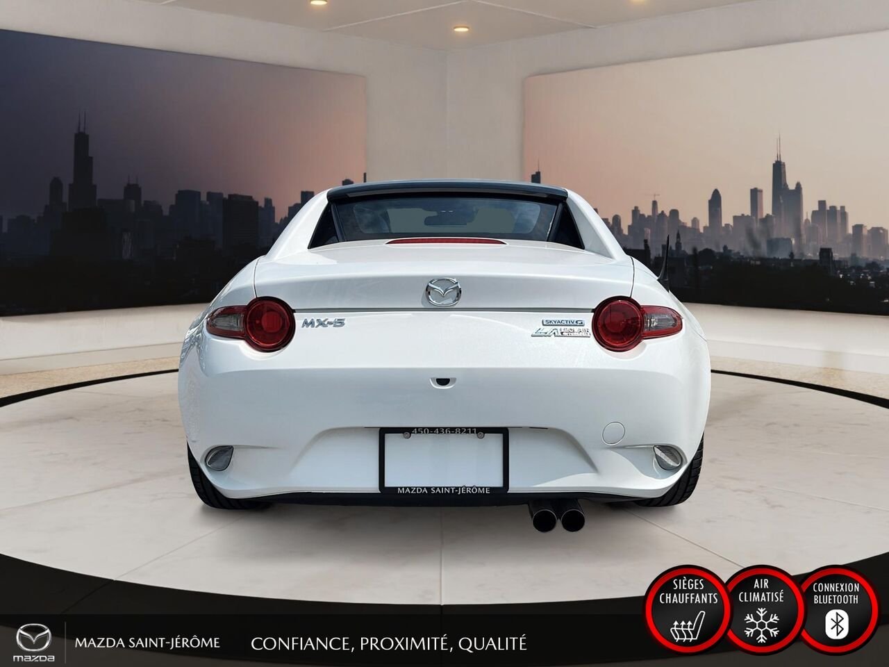 Mazda MX-5 RF 2023 Blanc Ste-Agathe des Monts - photo #6