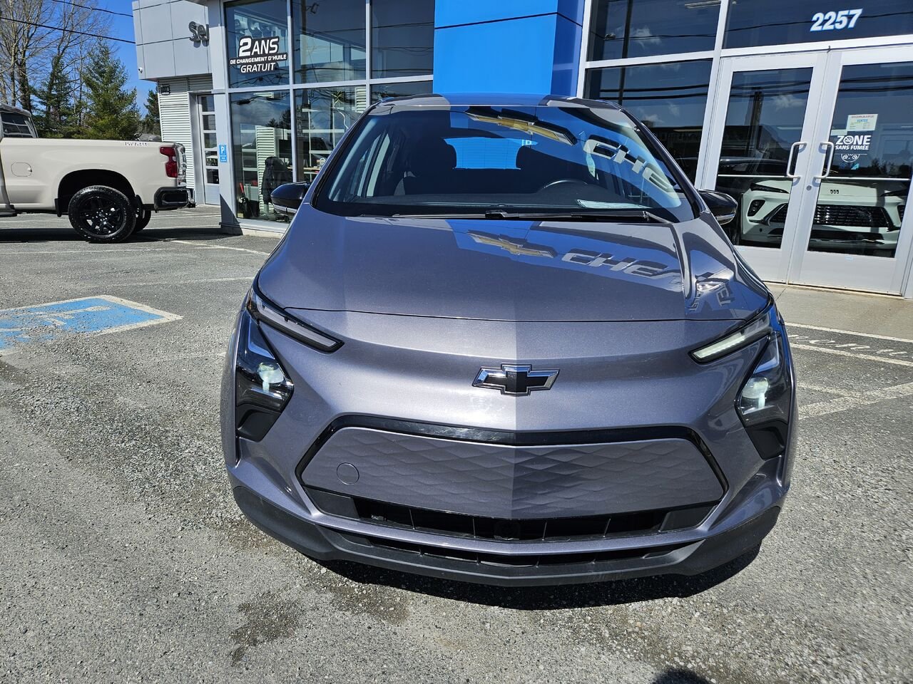 Chevrolet Bolt EV 1LT familiale 5 portes 2022 Gris Thetford Mines - photo #3
