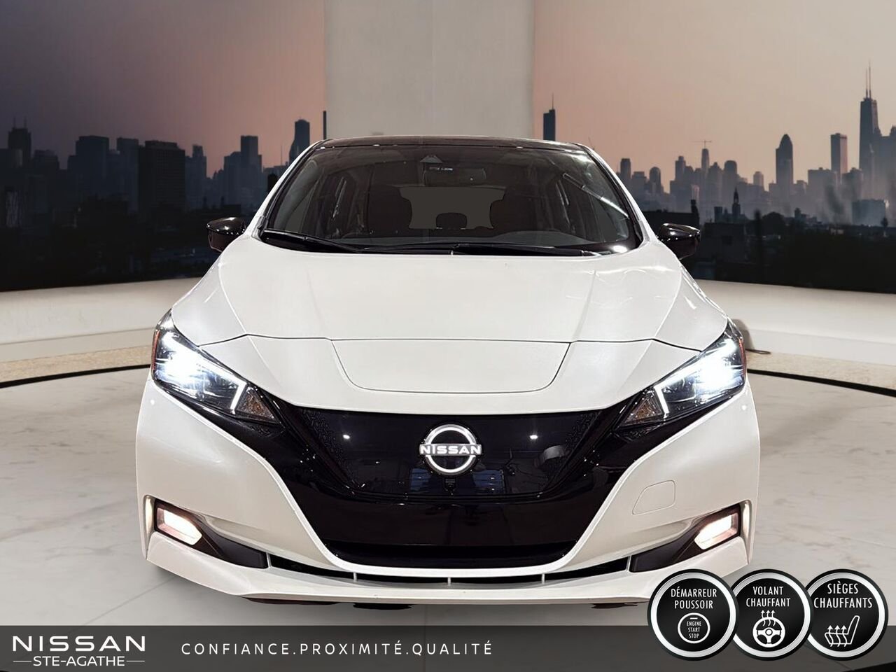 Nissan LEAF 2024 Blanc Ste-Agathe des Monts - photo #1