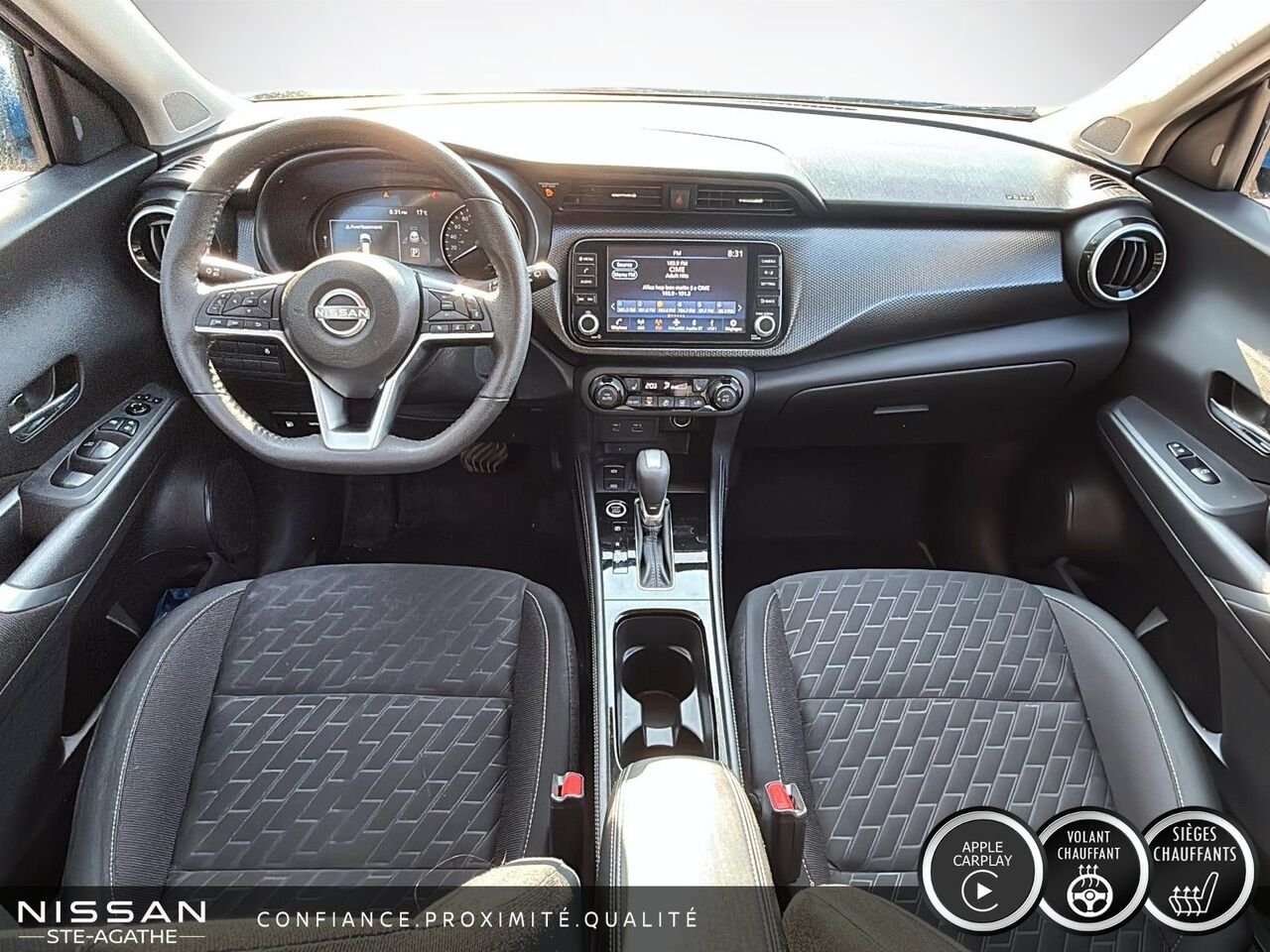 Nissan Kicks SV | CARPLAY | VOLANT CHAUFFANT | DÉMARRAGE À DISTANCE 2024 Bleu Saint-Jérôme - photo #7
