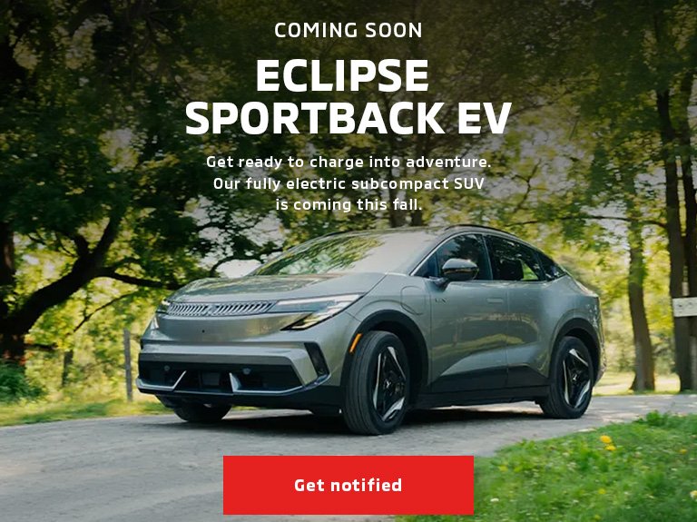 Mitsubishi Eclipse Sportback EV - Promo