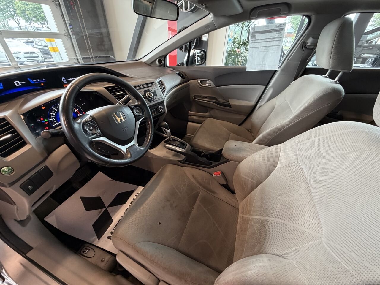 Honda Berline Civic 2012 Argent Saint-Eustache - photo #10