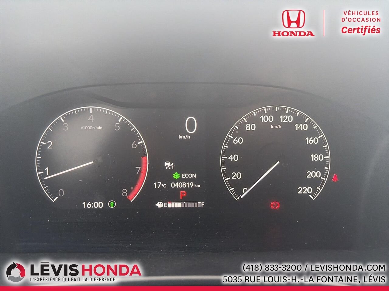 Honda CR-V EX-L AWD EX-L Traction Intégrale 2023 Gris Lévis - photo #23