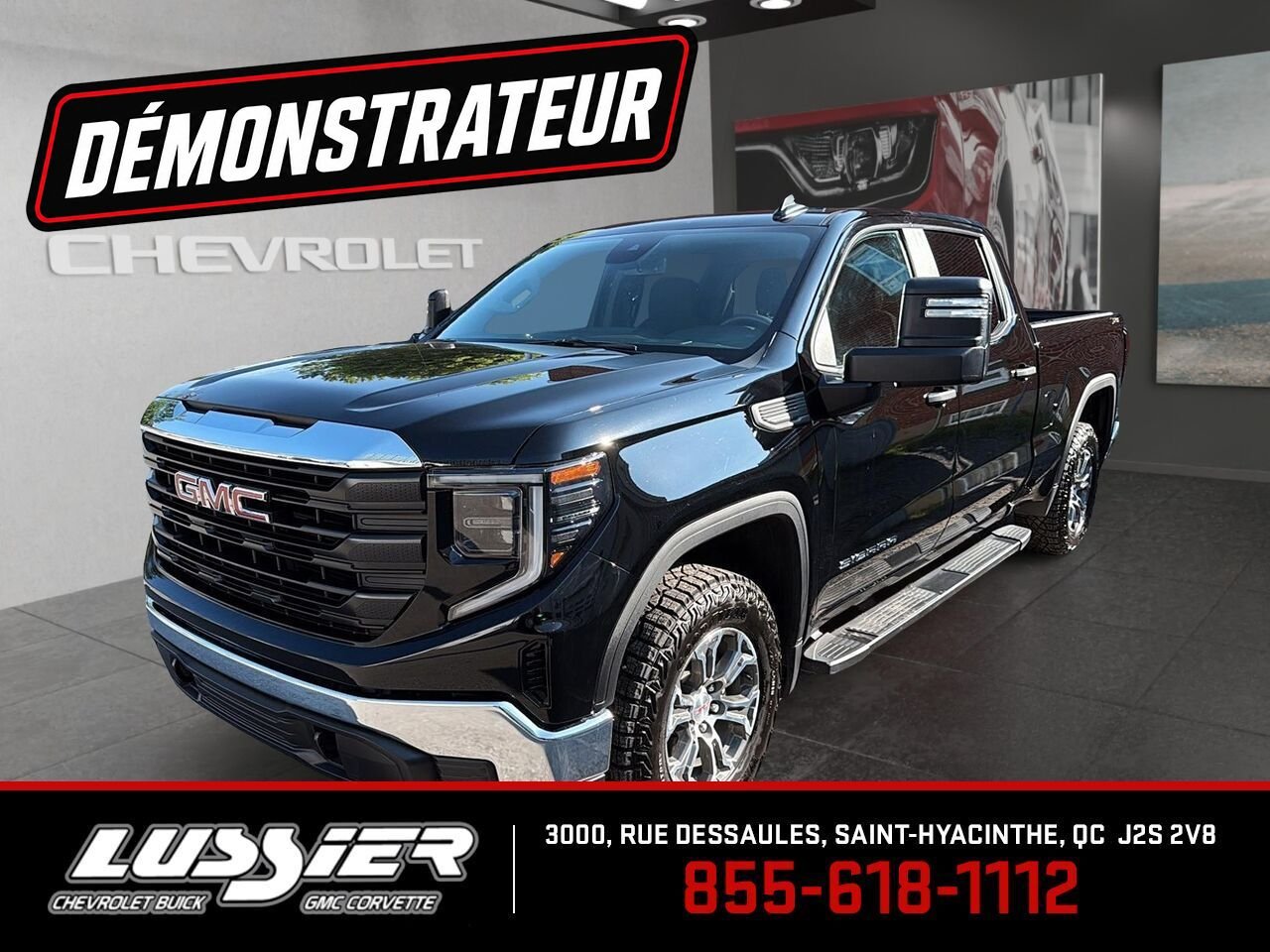 GMC Sierra 1500 Pro cabine multiplace 4RM 157 po 2026 Noir Saint-Hyacinthe - photo #0