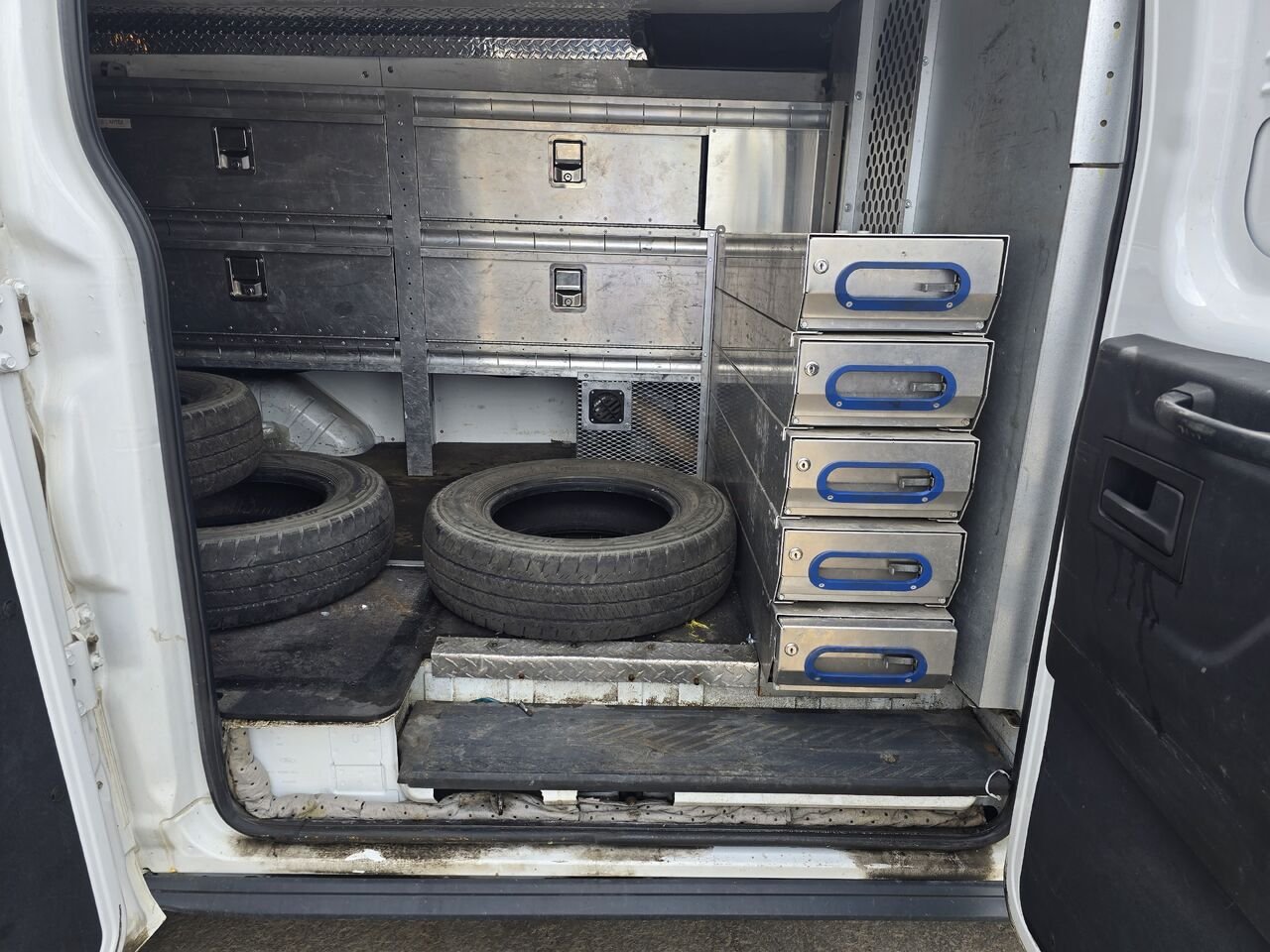 2016 Ford Transit fourgon utilitaire White  - photo #8