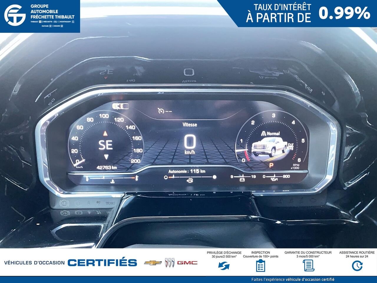 GMC SIERRA 150 AT4 cabine multiplace 4RM 157 po 2024 Blanc Montmagny - photo #14