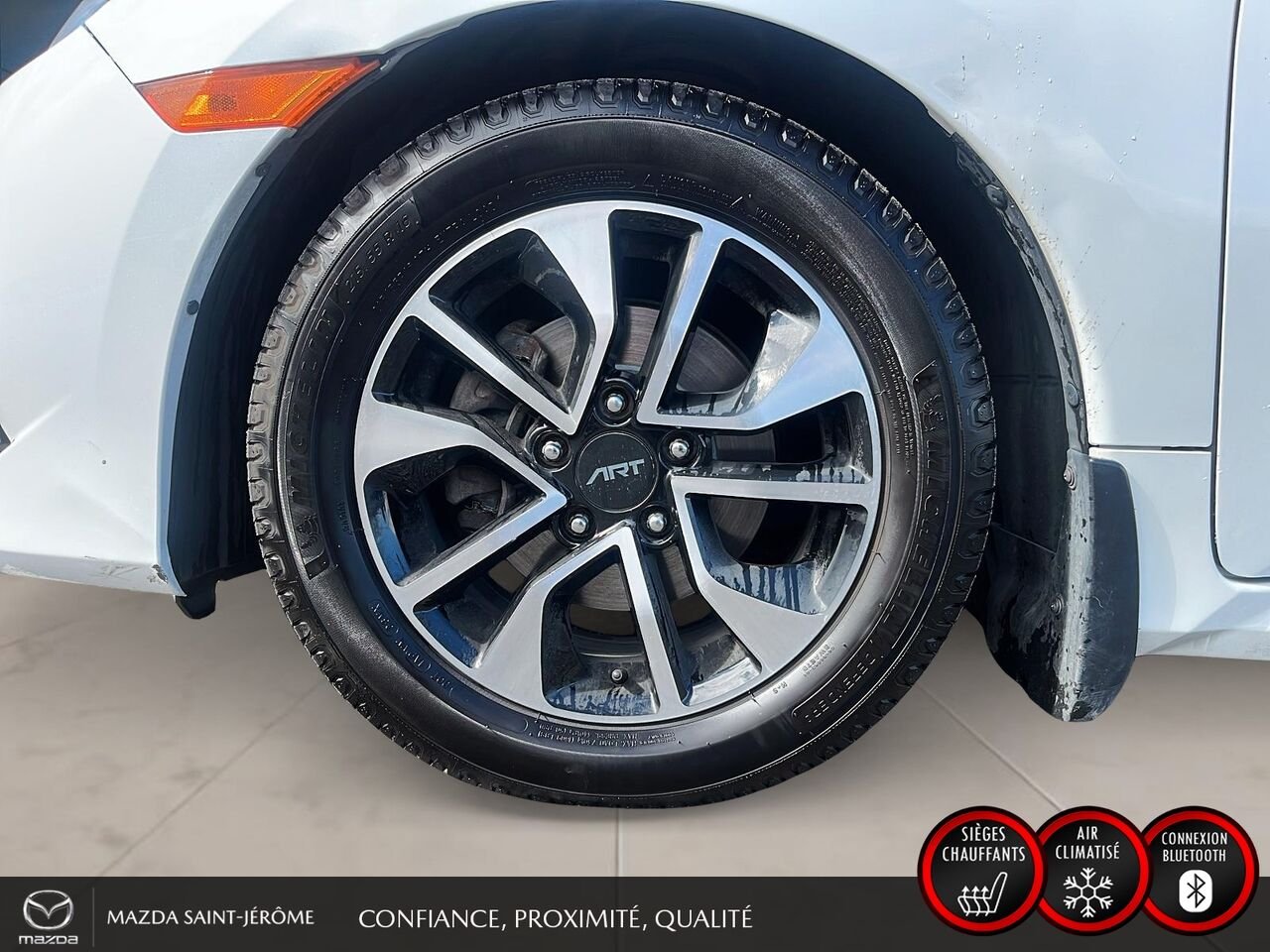 Honda Civic Berline 2020 Blanc Ste-Agathe des Monts - photo #11