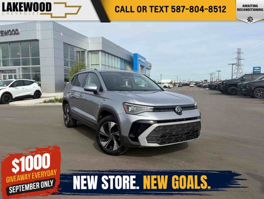 2025 Volkswagen Taos Comfortline 4Motion 1.5T | Heated Leatherette Bucket Seats Grey