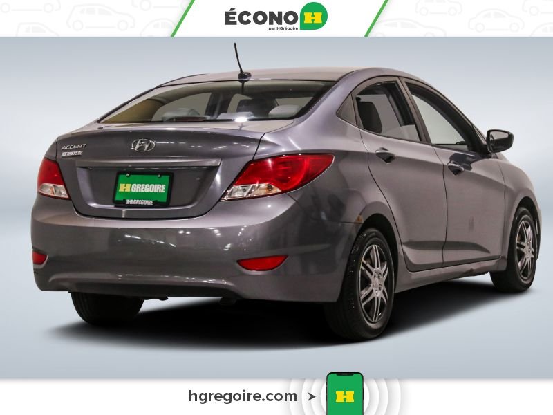 Hyundai Accent 822549 | LE AUTO A/C GR ELECT 2016 Gris Laval - photo #7