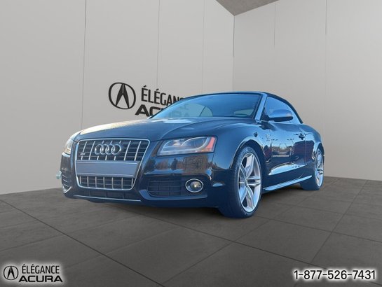 Audi S5 Cabriolet automatique Premium 2 portes 2010 Noir