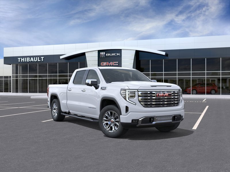 2026 GMC Sierra 1500 Denali cabine multiplace 4RM 157 po GLACIER WHITE TRICOAT Sherbrooke - photo #0