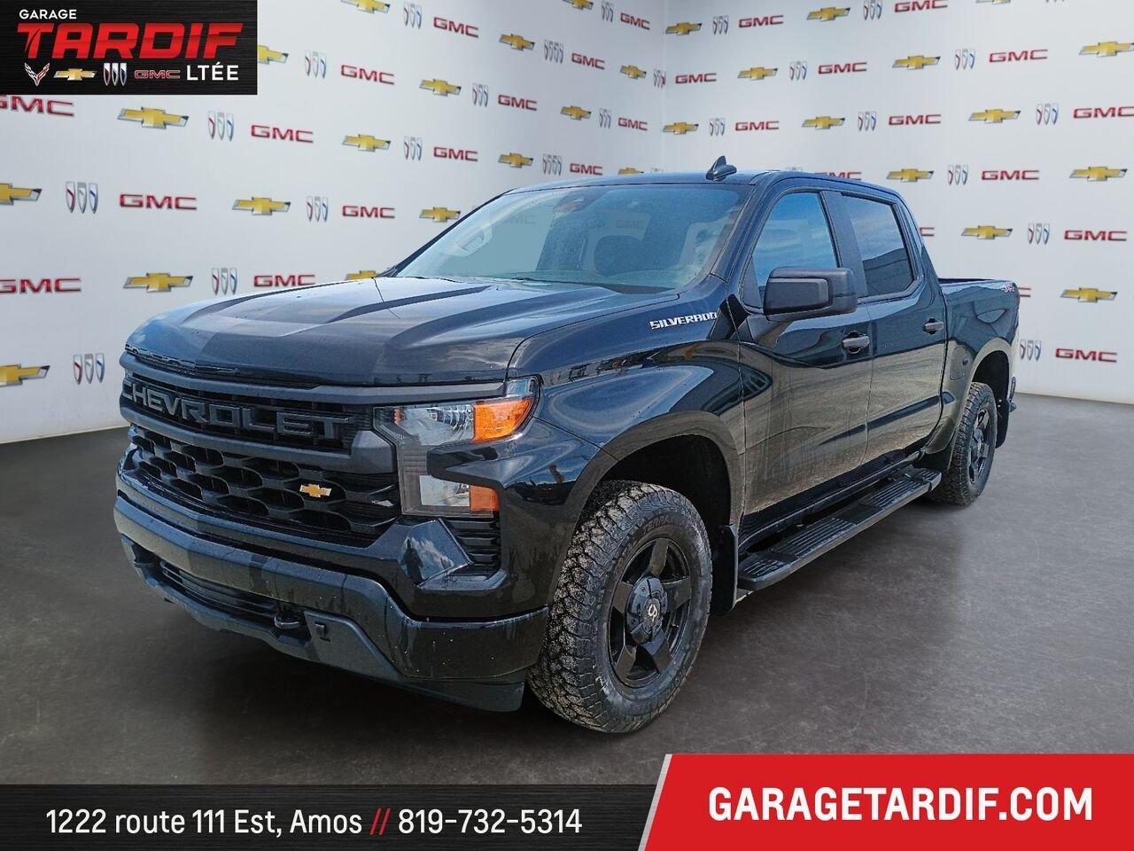 2024 CHEVROLET 1500 4RM, CAISSE COURTE, CAB. MULTIPLAC Black Mont-Laurier - photo #0