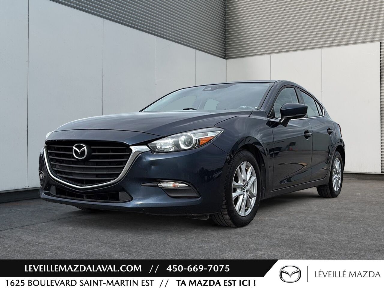 Blue 2017 Mazda MAZDA3 Hatchback Manual