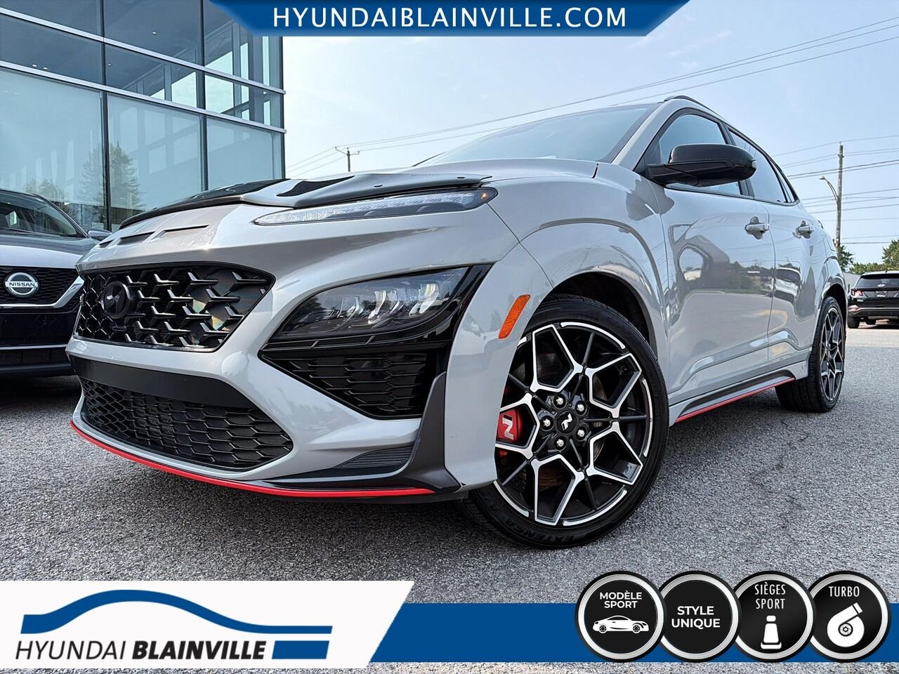 2022 Hyundai Kona N Grey Blainville - photo #0