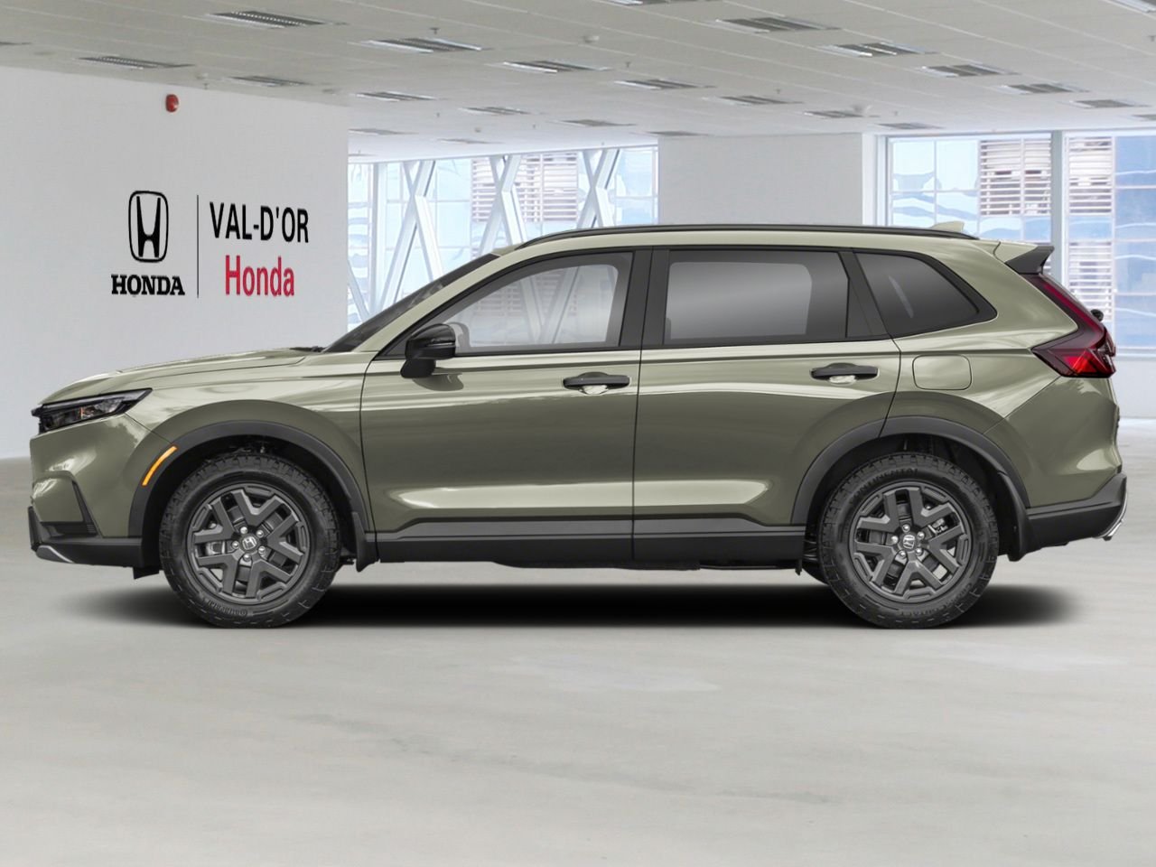 2026 HONDA CR-V Hybrid TrailSport TI Ash Green Metallic Val-d'Or - photo #1