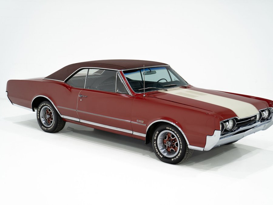 1967 Oldsmobile Cutlass 442 **PRICE IN USD** Fully Numbers Matching Unrestored with Single Repaint Red
