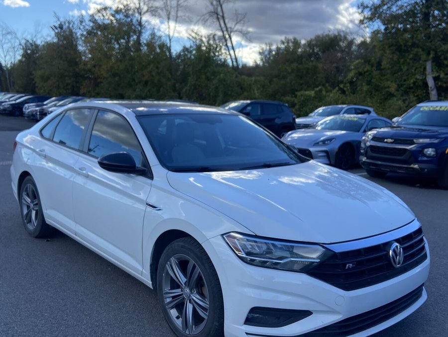 2019 Volkswagen Jetta HIGHLINE R-LINE | TOIT | CUIR | GARANTIE 1 AN INCLUSE | *579-888-9954* TEXTOS White