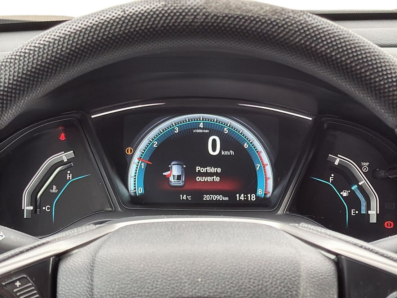 2017 Honda Civic Hayon LX 5 portes BM | BD0398A Black Granby - photo #15