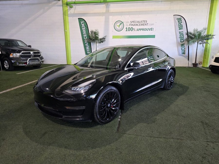 2020 Tesla Model 3 Performance AWD avec Autopilot complet 2020 Black