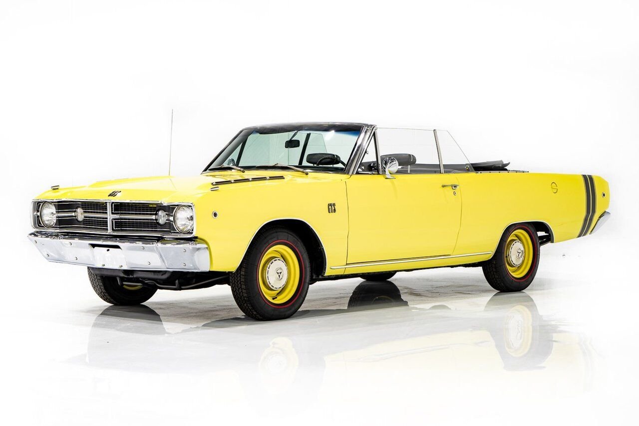 Dodge Dart *PRIX EN USD* GTS Conv Matching #s 340 cu in With Original Built Sheet 1968 Jaune Montréal - photo #0