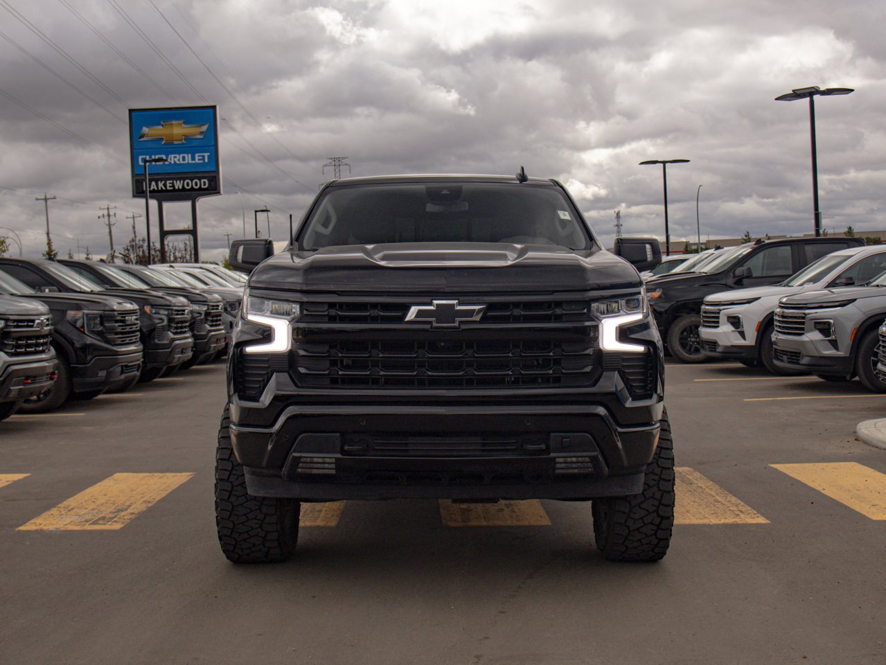 2024 Chevrolet Silverado 1500 4WD Crew Cab 147 RST Black Sherwood Park - photo #2
