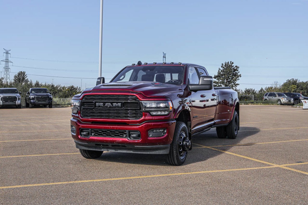 2023 Ram 3500 Limited 4x4 Crew Cab 8' Box Red Sherwood Park - photo #3