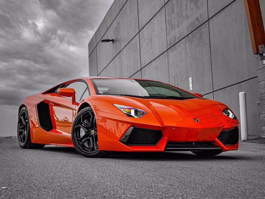 2014 Lamborghini Aventador 2014 Orange