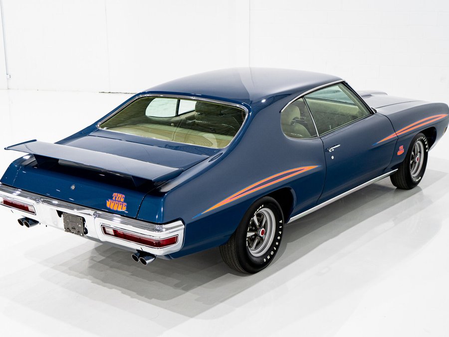 1970 Pontiac GTO The Judge Matching# Ram Air III 4-speed PHS documentation **PRICE IN USD** Blue