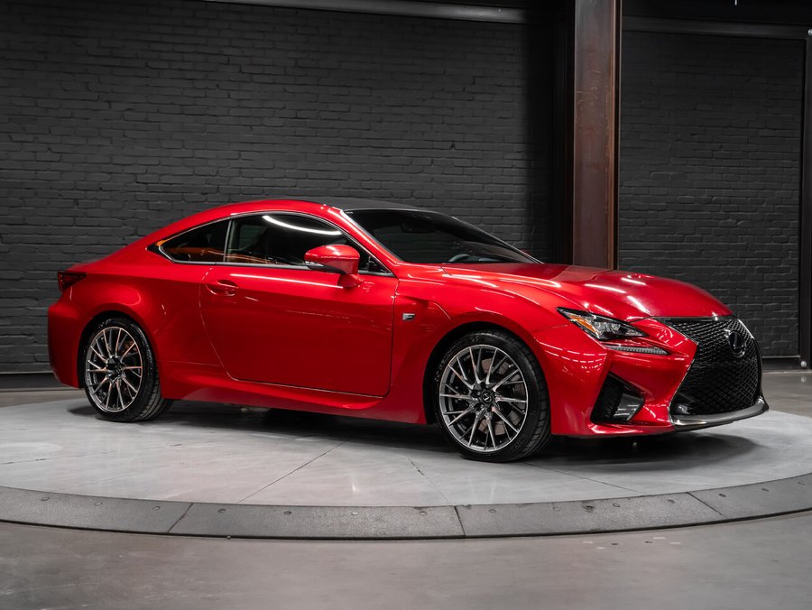 2016 Lexus RC F | Active Aero Wing | Trackpad Digital Touch Controls | Rear Bucket Seats | Red
