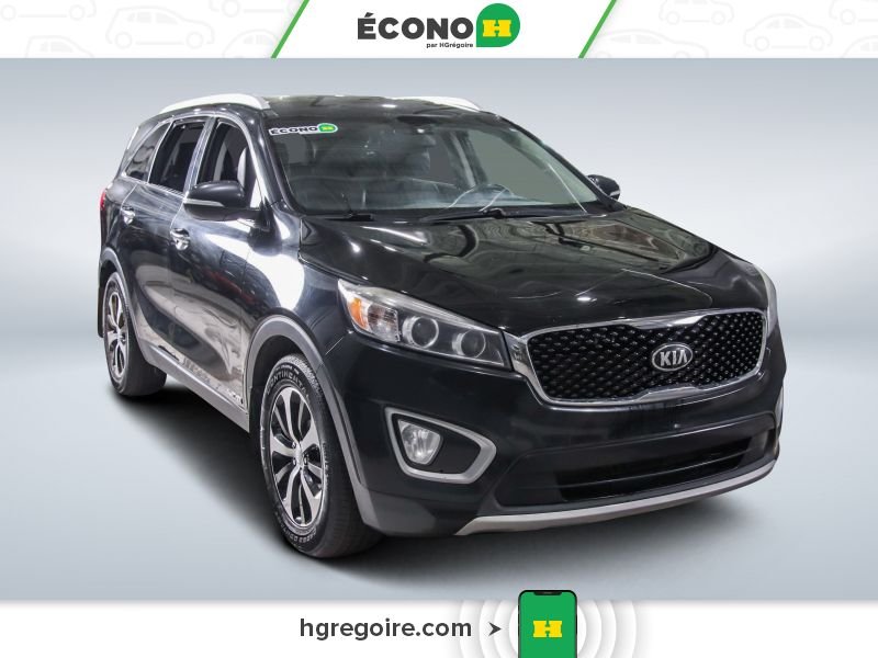 Kia Sorento EX V6 7 PASSAGERS AWD CUIR CAMÉRA MAGS 2017 Noir
