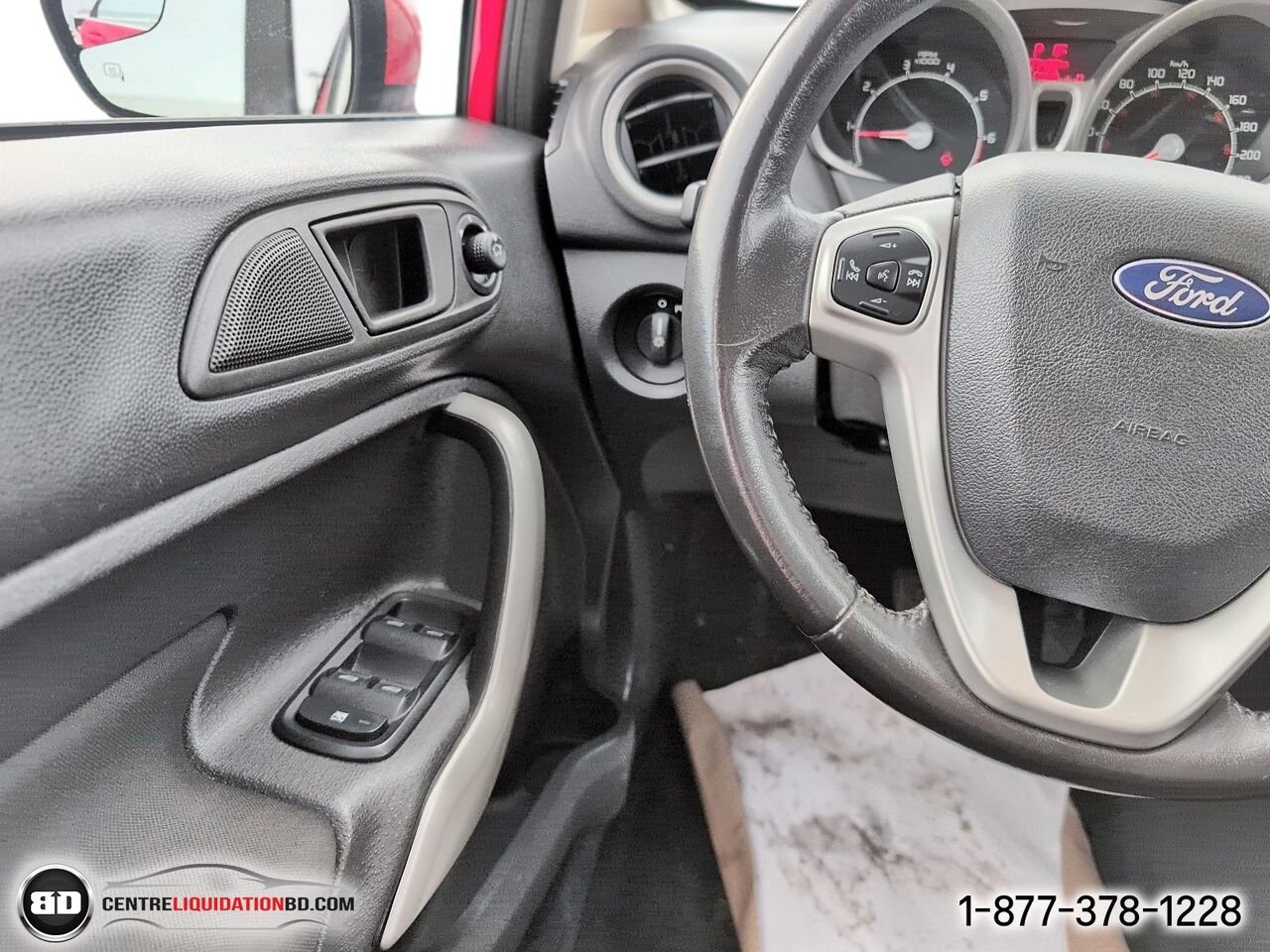 Ford Fiesta TITANIUM AUTOMATIQUE SIEGES CHAUFFANTS (BAS KM) | BD0131 2013 Rouge Granby - photo #16