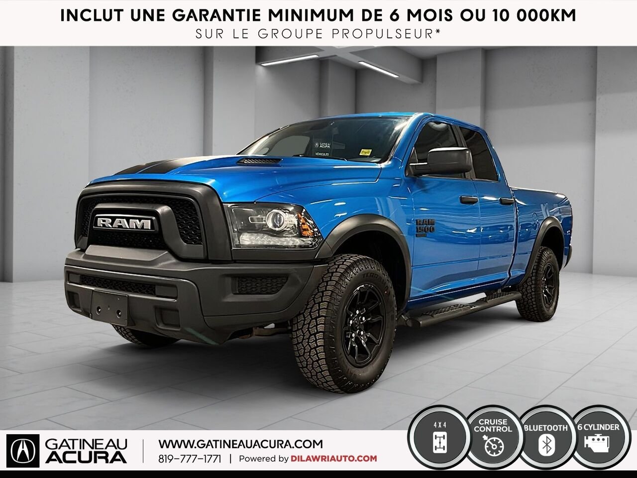 Ram 1500 Classic Warlock Quad Cab 4x4 2021 Bleu Gatineau - photo #0