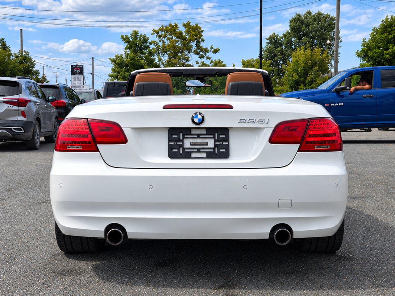 BMW 335i Convertible 2011 Blanc Granby - photo #9