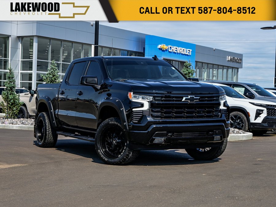 2025 Chevrolet Silverado 1500 RST 5.3L Z71 | 3.5 Rough Country Lift Black