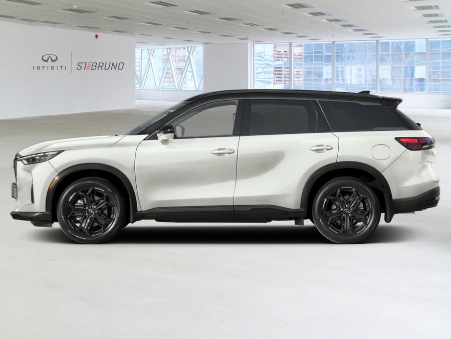 2027 INFINITI QX60 2027 Radiant White/Black Obsidian