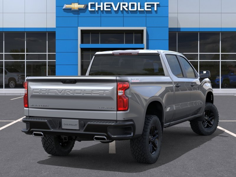2026 CHEVROLET Silverado 1500 K1500 SILVERADO CREW CAB CUSTOM TRAIL BOSS STD/BOX (2CX) STERLING GREY METALLIC Rivière-du-Loup - photo #3
