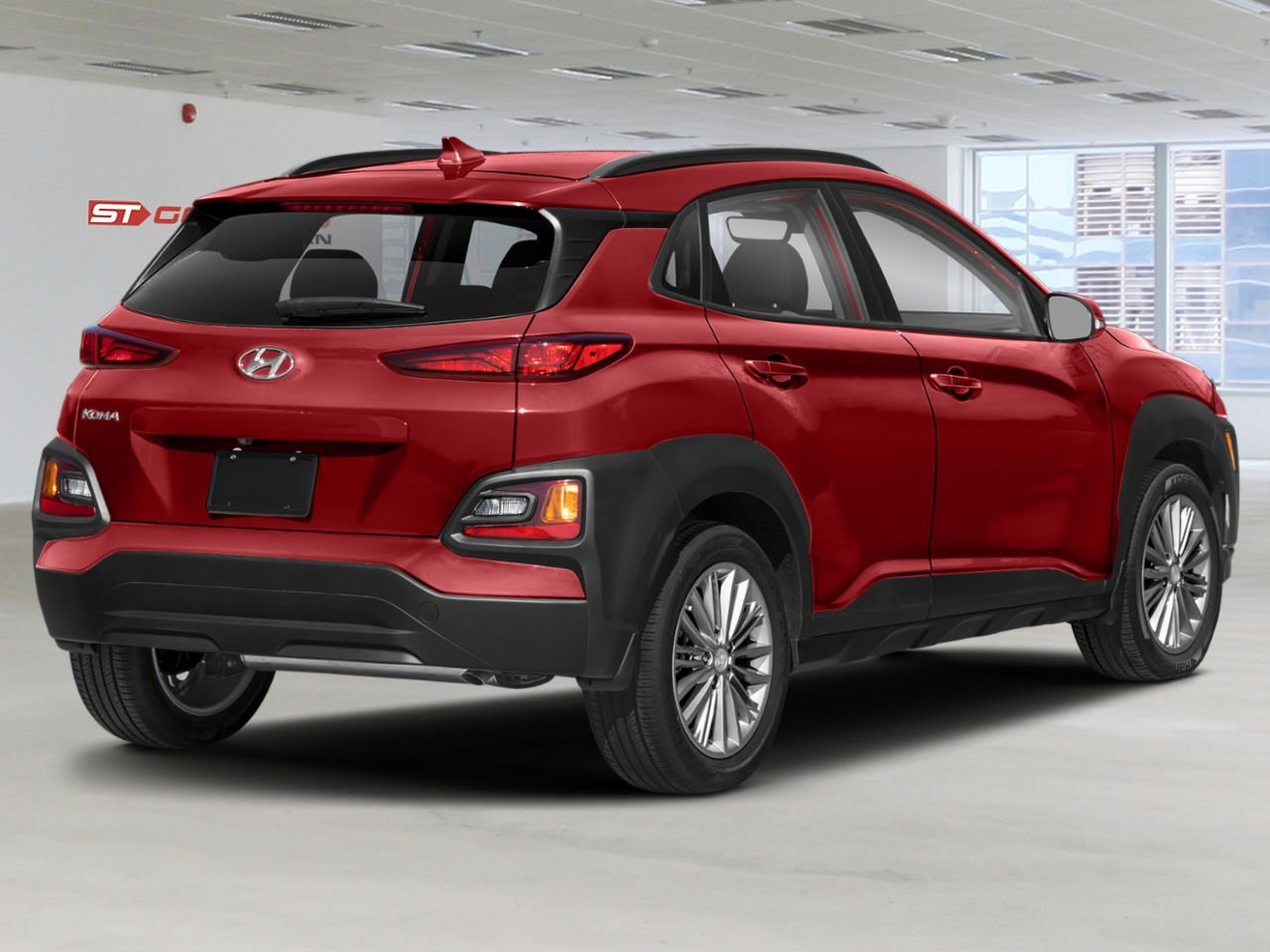 2020 Hyundai Kona Red Saint-Georges - photo #2
