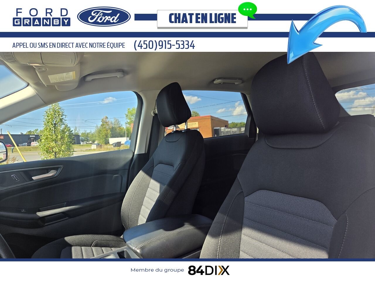 Ford Edge 2022 Blanc Granby - photo #19