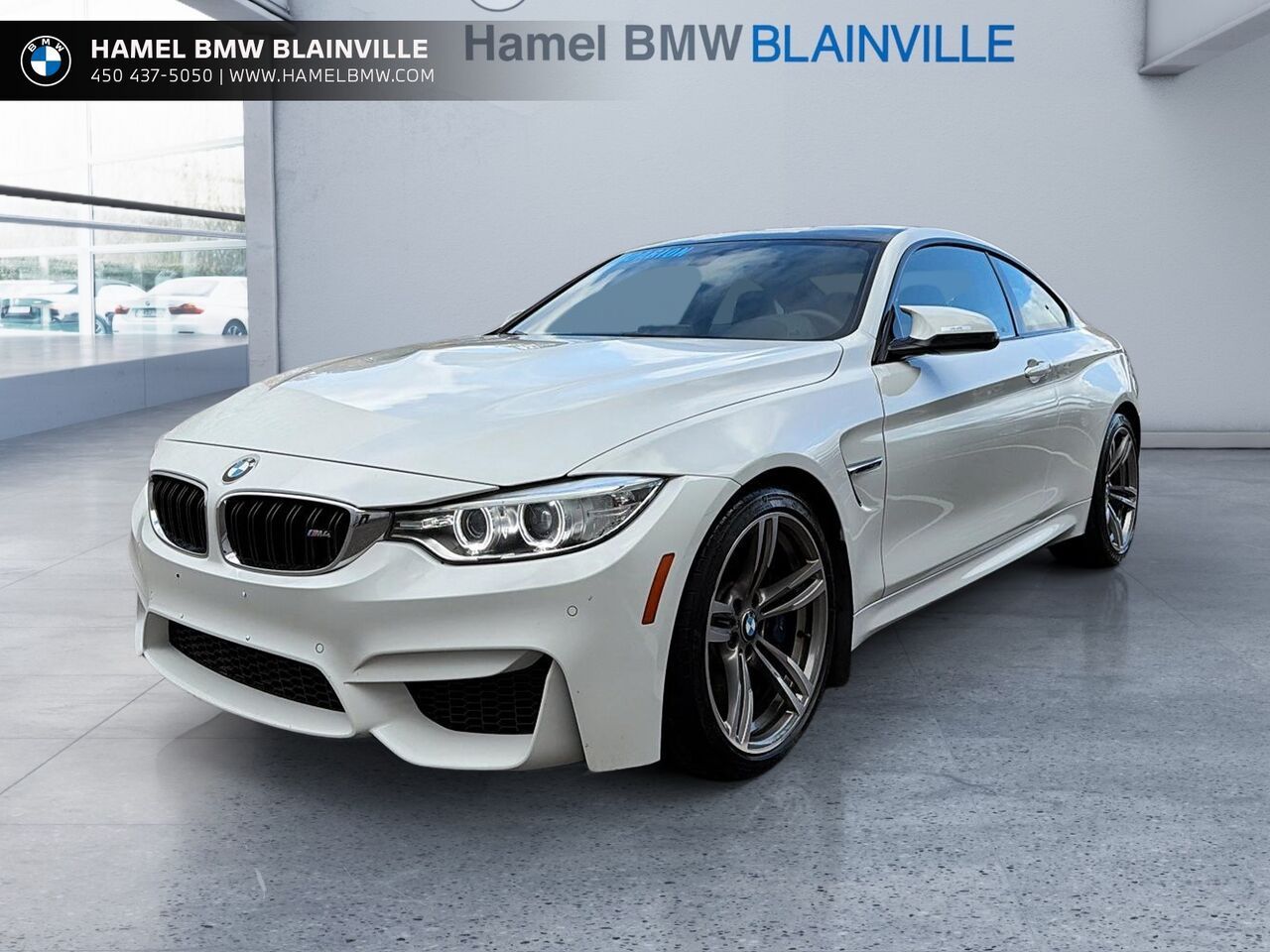 White 2016 BMW M4 Coupe Rear-Wheel Drive Automatic