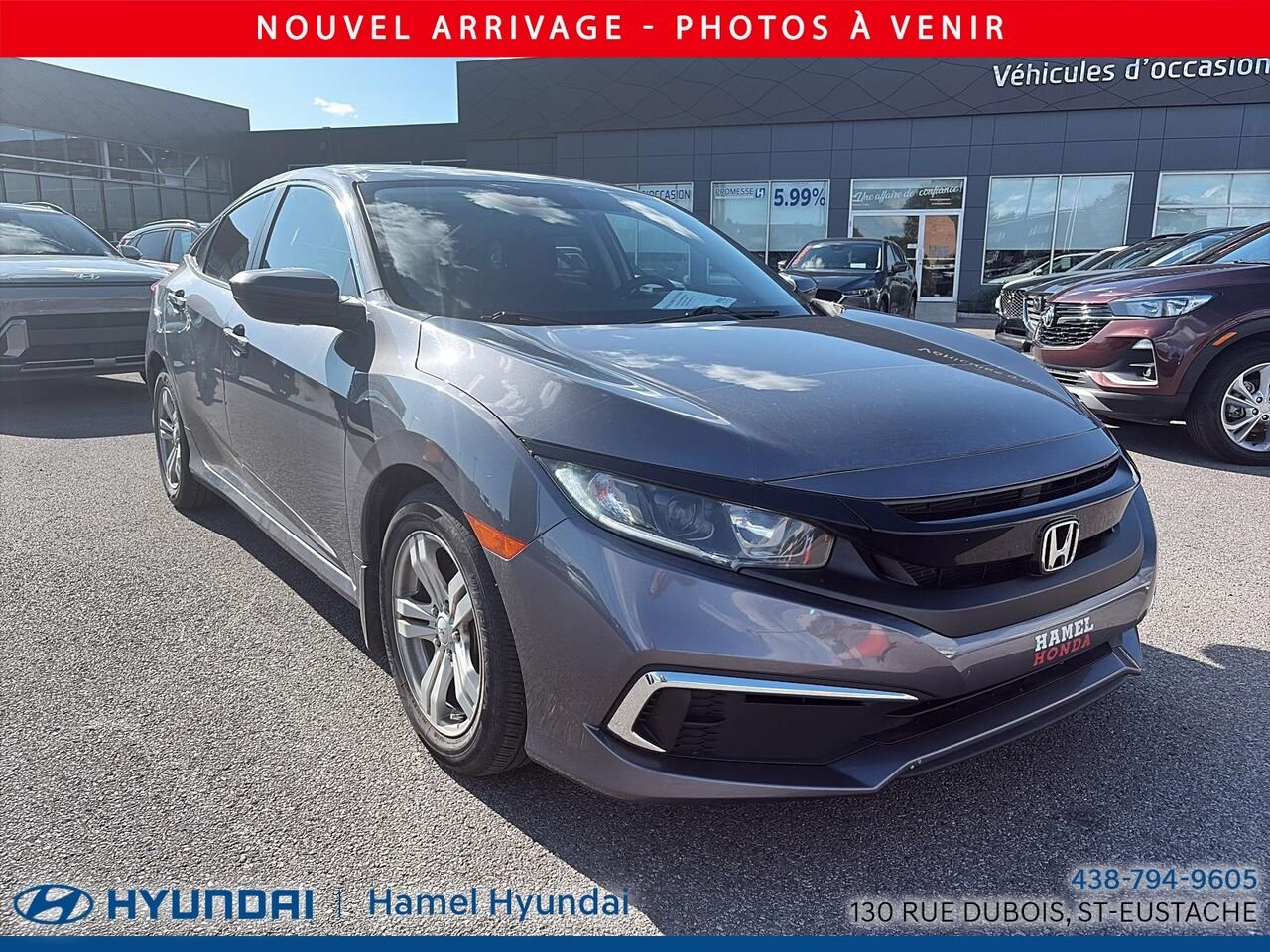 2020 Honda Civic Berline Grey Saint-Eustache - photo #1
