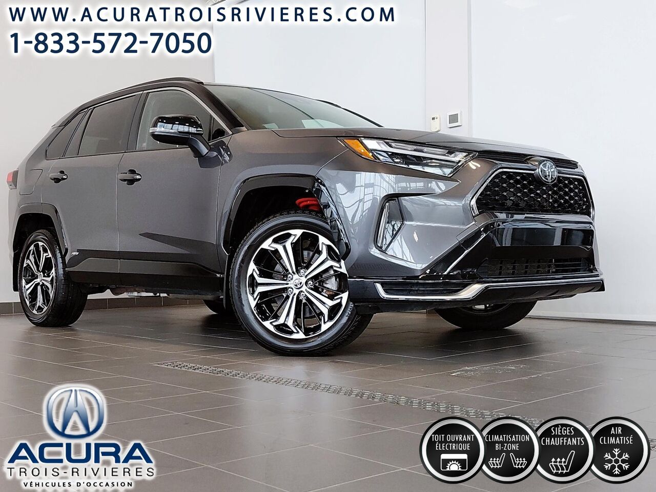 2025 Toyota RAV4 Plug-in Hybrid VUS Argent Transmission Intégrale Automatique