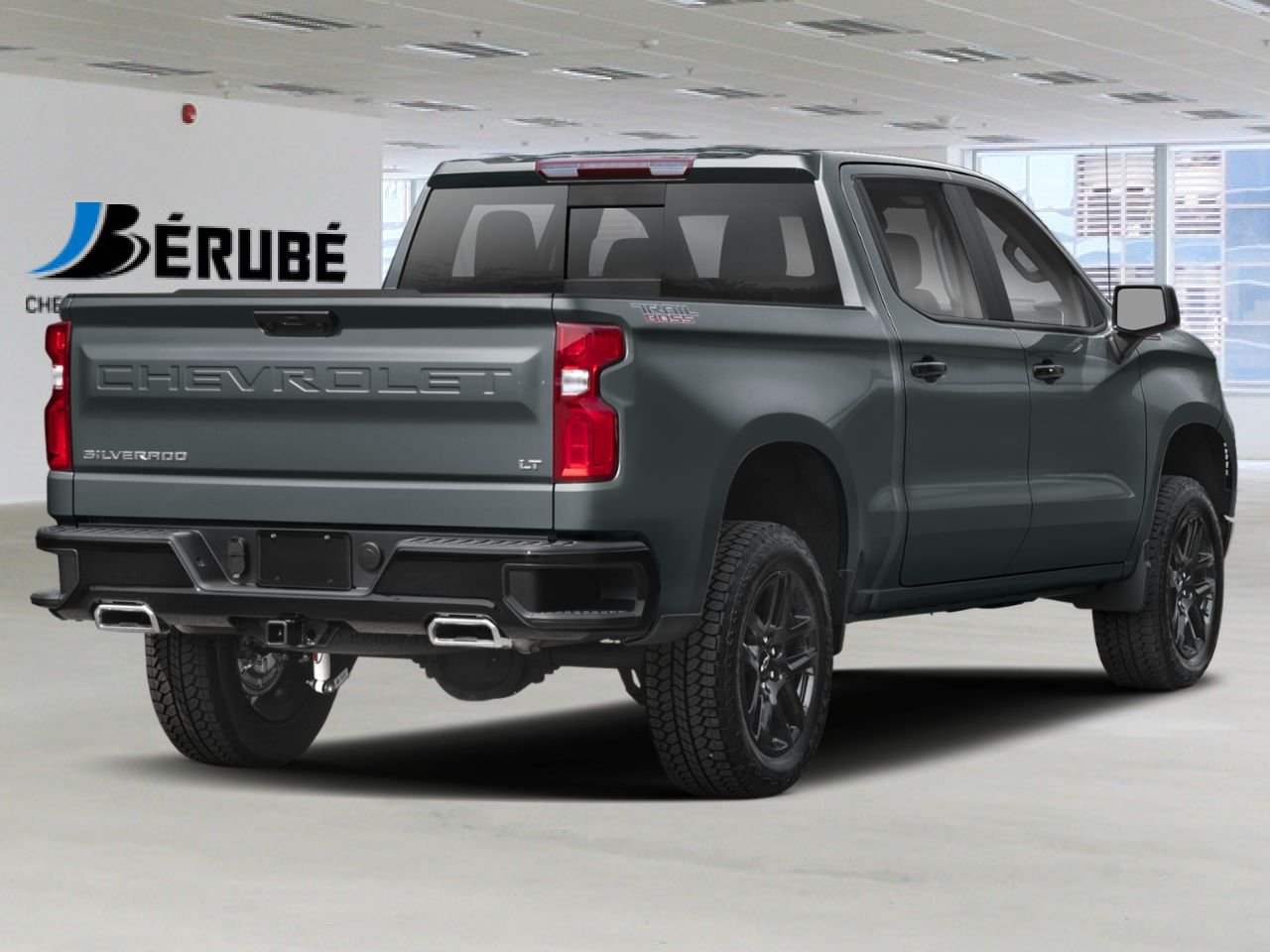 CHEVROLET Silverado 1500 K1500 SILVERADO CREW CAB LT TRAIL BOSS STD/BOX (2LT) 2026 Gris cyprès Rivière-du-Loup - photo #2