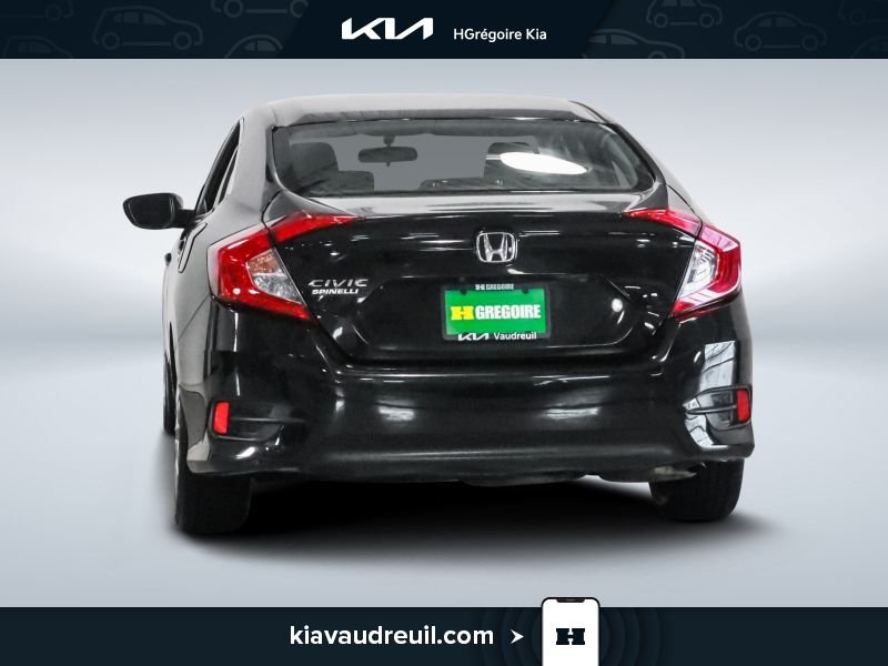 2016 Honda Civic Black Saint-Eustache - photo #4