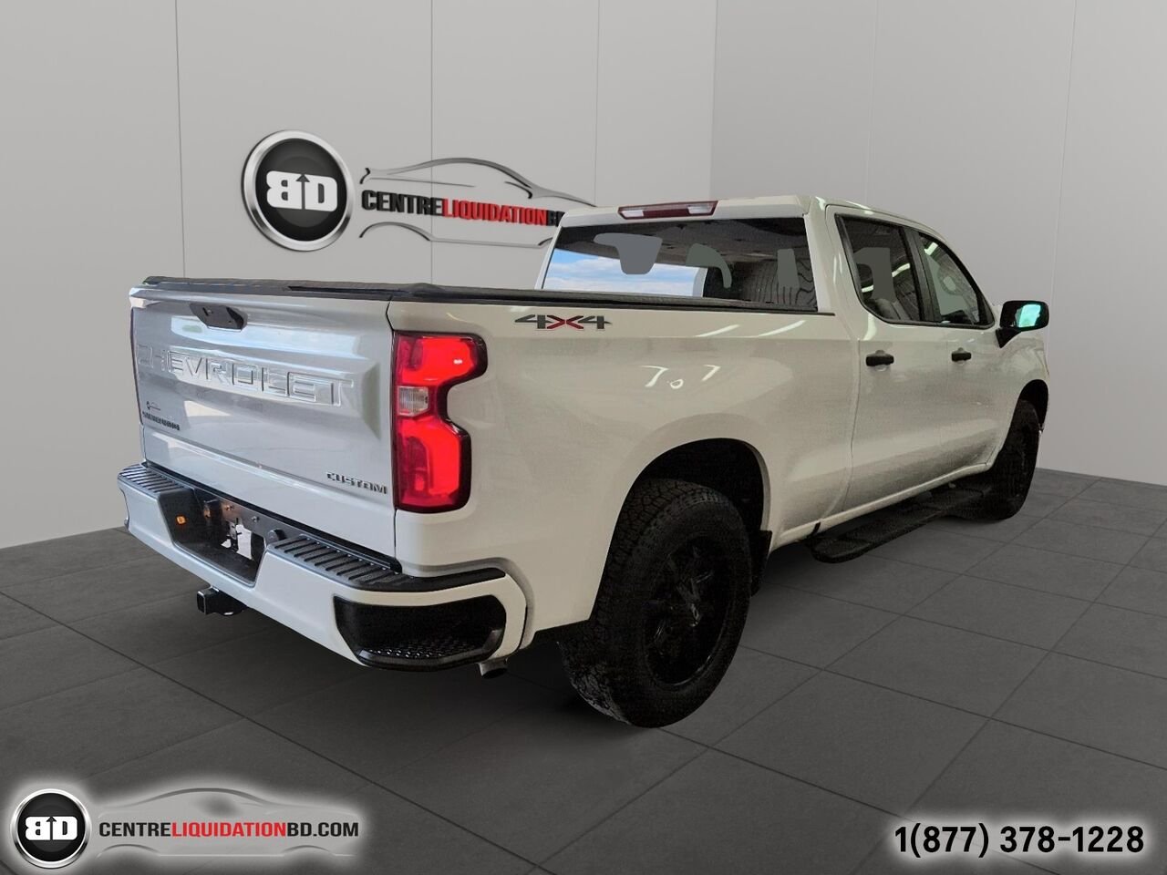 Chevrolet Silverado 1500 LTD CUSTOM CREW CAB 2.7L TURBO 4X4 BOITE 6.5P | A8660A 2022 Blanc Granby - photo #5