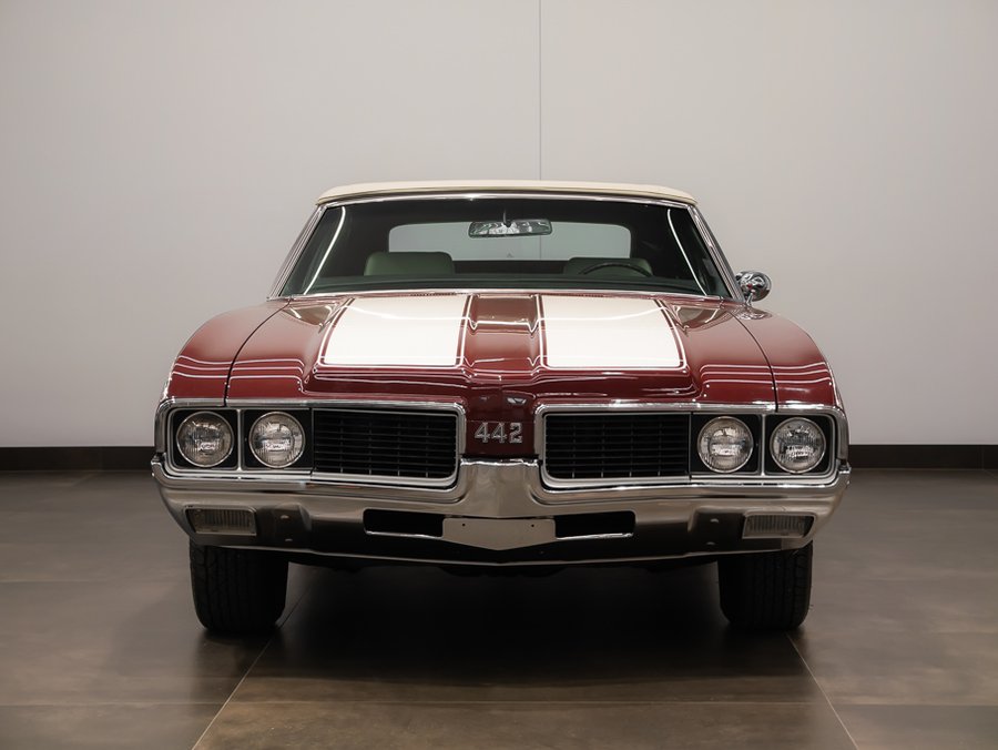 Oldsmobile 442 1969 1969 Rouge